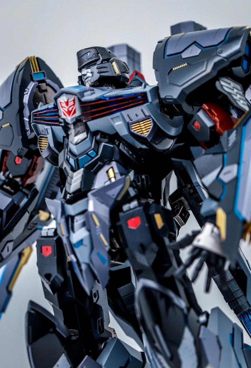 模型欣赏:铁机巧 变形金刚 镜像威震天,by notrab.