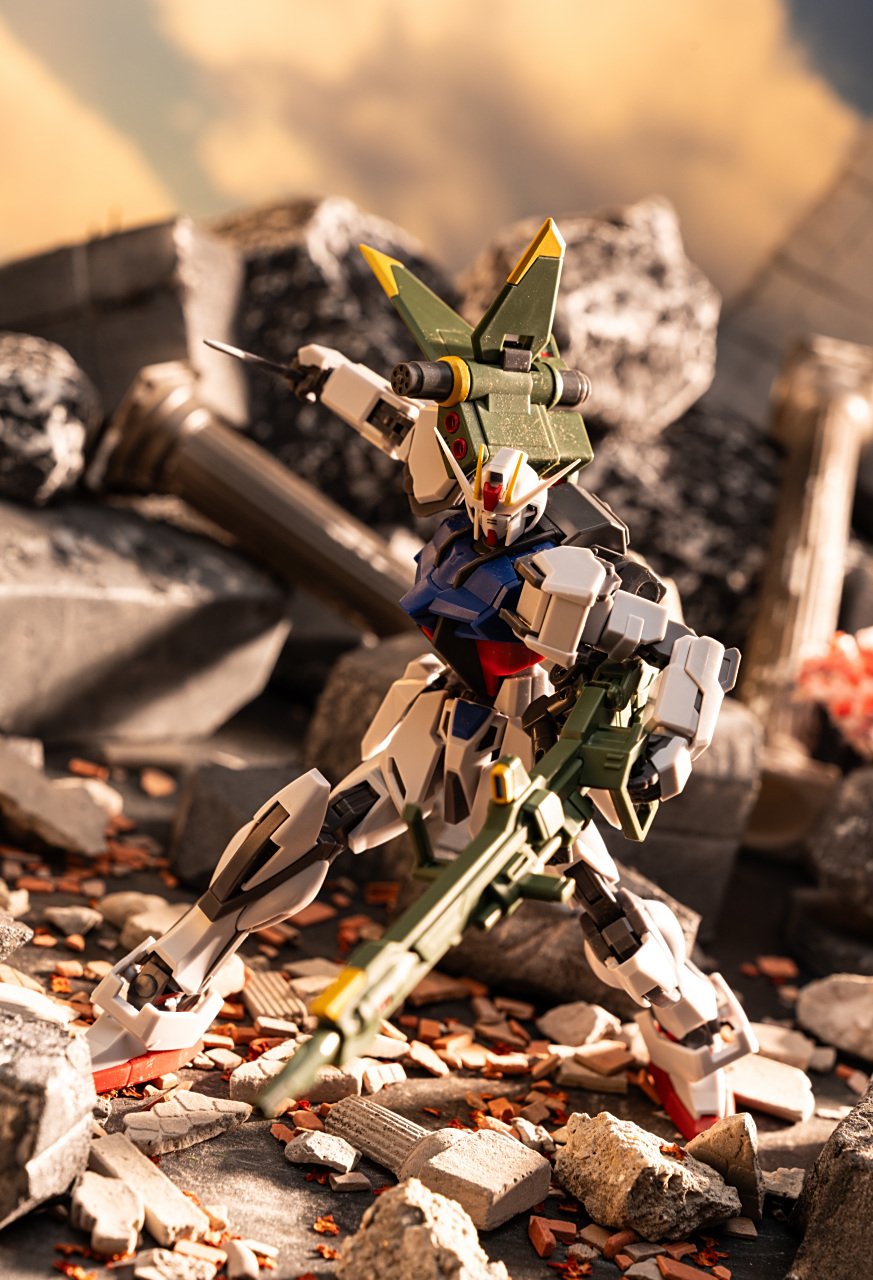 模型欣赏:robot魂 机动战士高达seed 炮装强袭,by kldre.