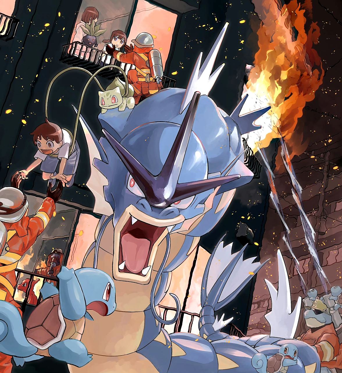 一组精灵宝可梦同人插画欣赏,展现了宝可梦的生活日常,by mk_mukiguri