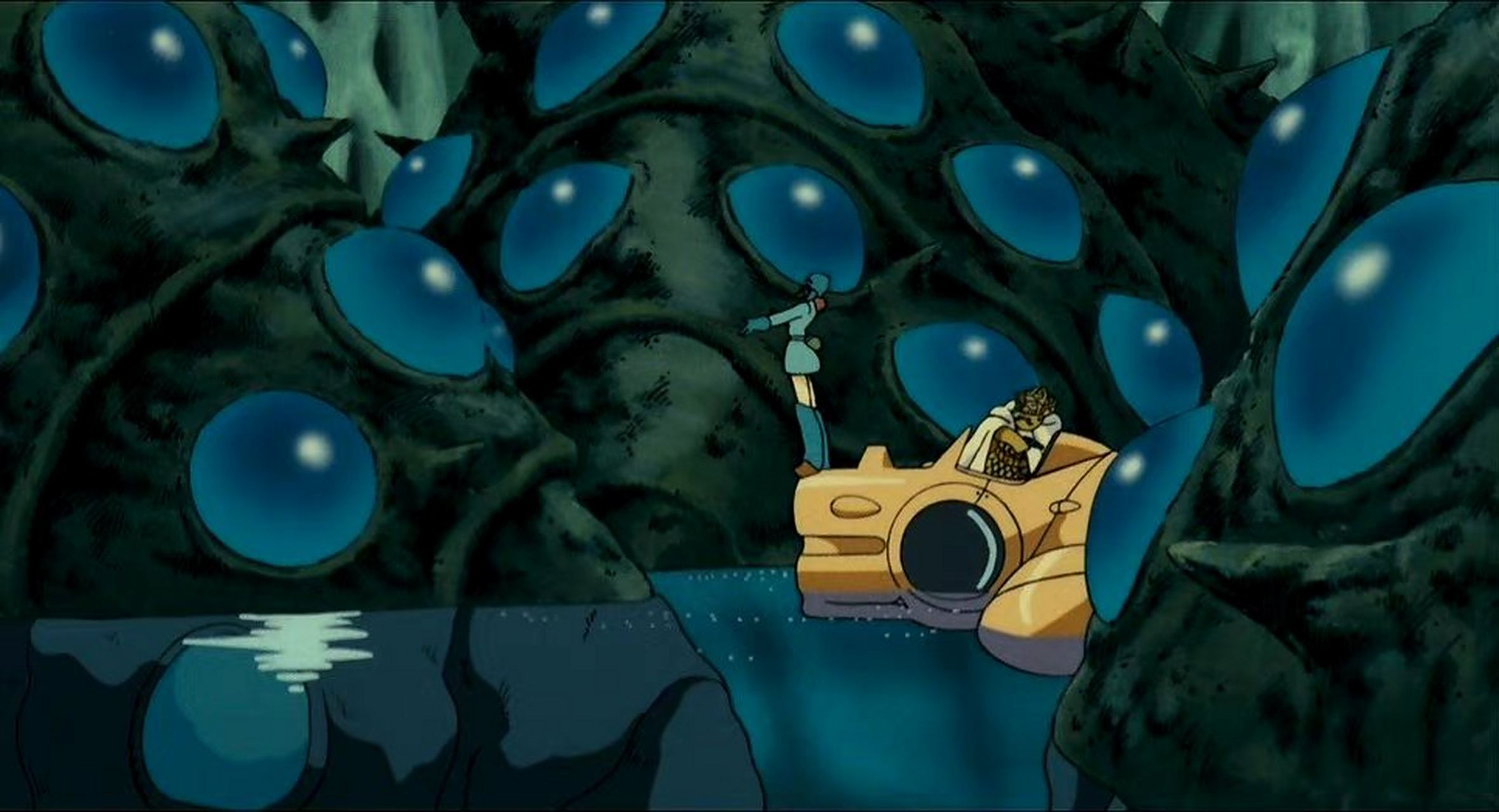 宫崎骏动画电影《风之谷》剧照欣赏,描绘了大灾变过后的世界,唯美画面