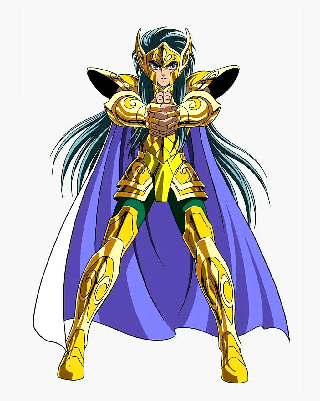 一组tv版《圣斗士星矢》黄金圣斗士原画欣赏,人物不全但十分生动.