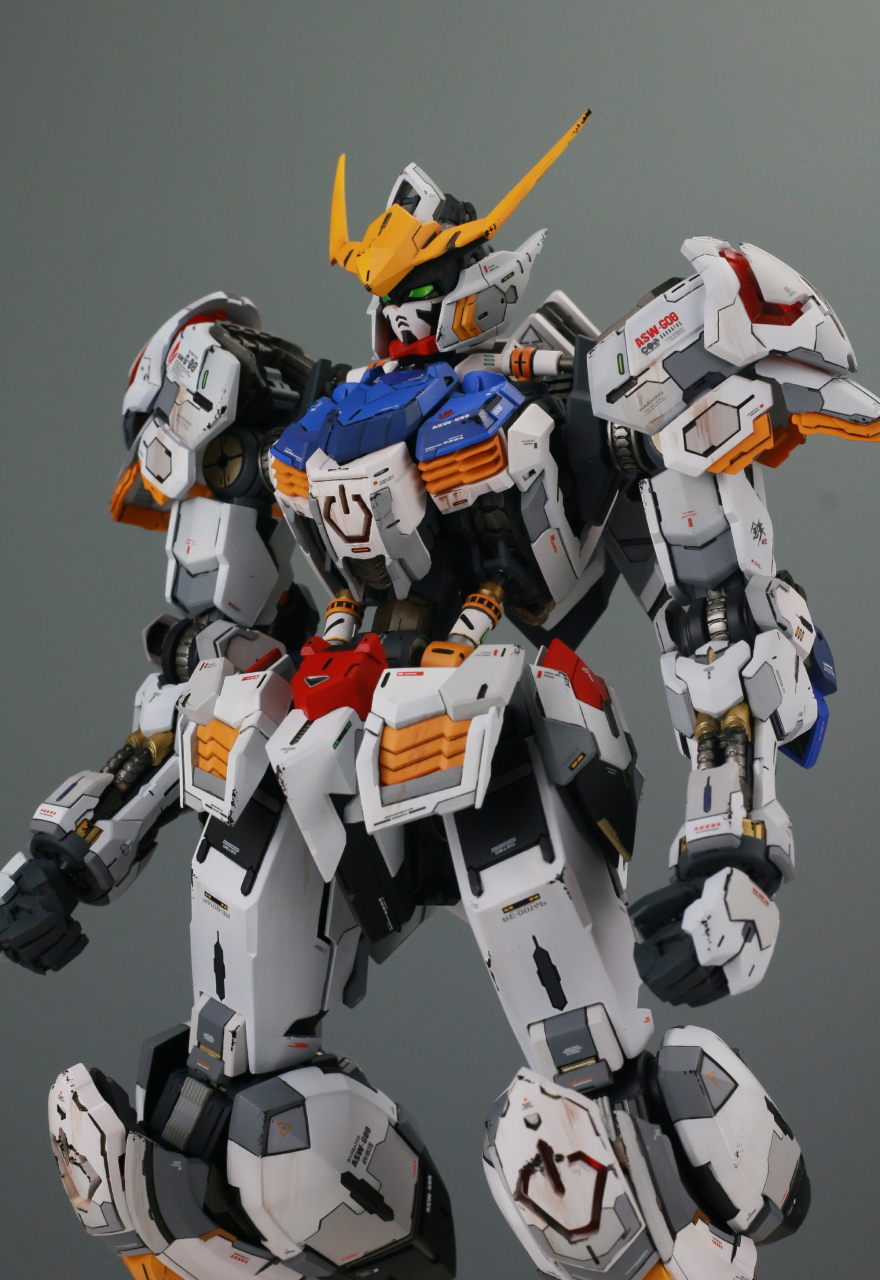 模型欣赏:机动战士高达 铁血孤儿 1/60 巴巴托斯,by 小白的模型世界.