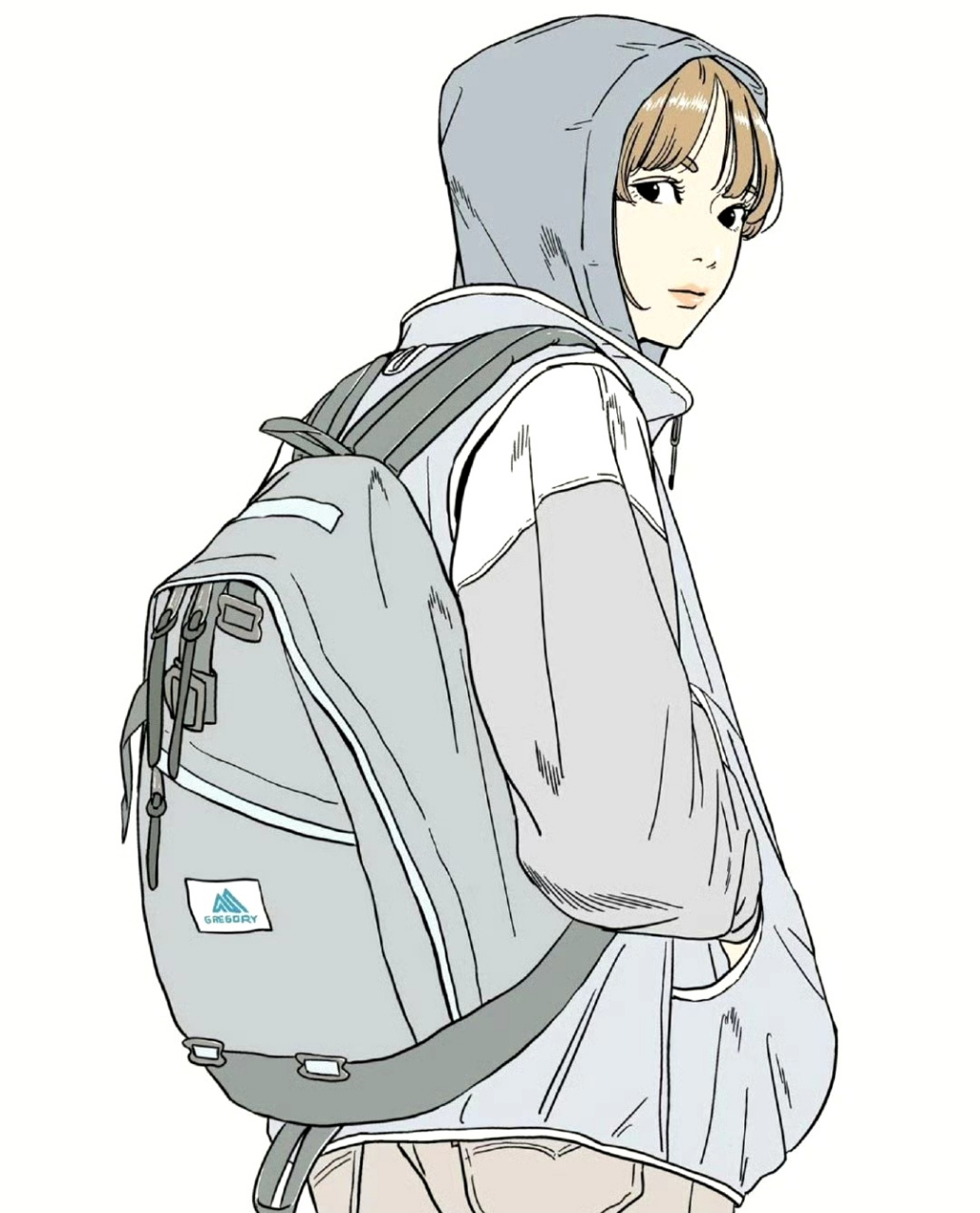 画师mar动漫人物设计欣赏,用流畅的线条勾画出动人的角色,画风简约