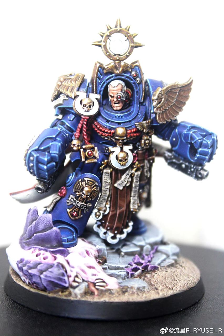 模型欣赏:战锤40k 卡尔加与复合武器副官 676767,by 流星 r