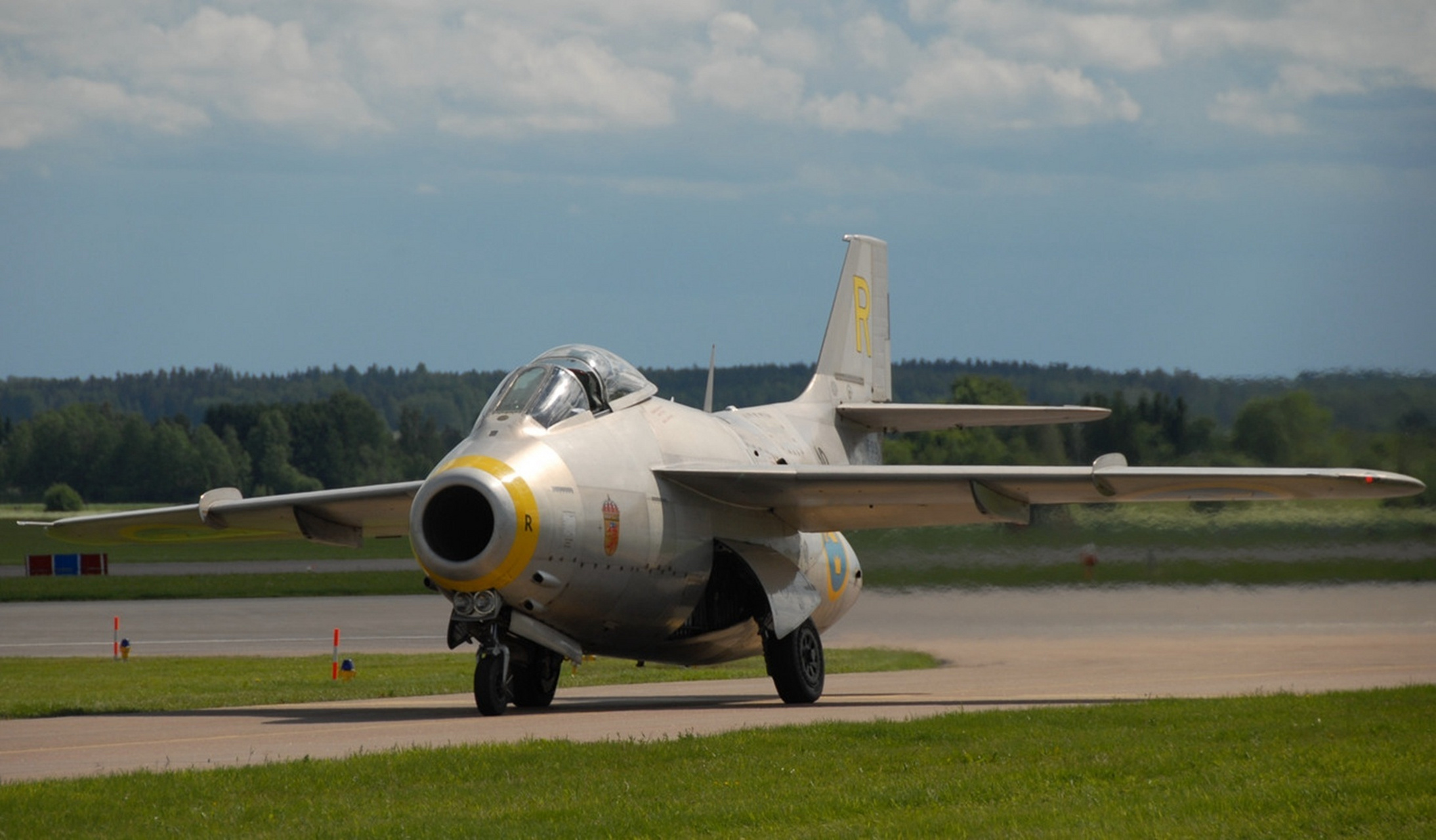 战机欣赏:瑞典saab saab-29 飞行酒桶 战斗机.#动漫# #模型# #战斗机