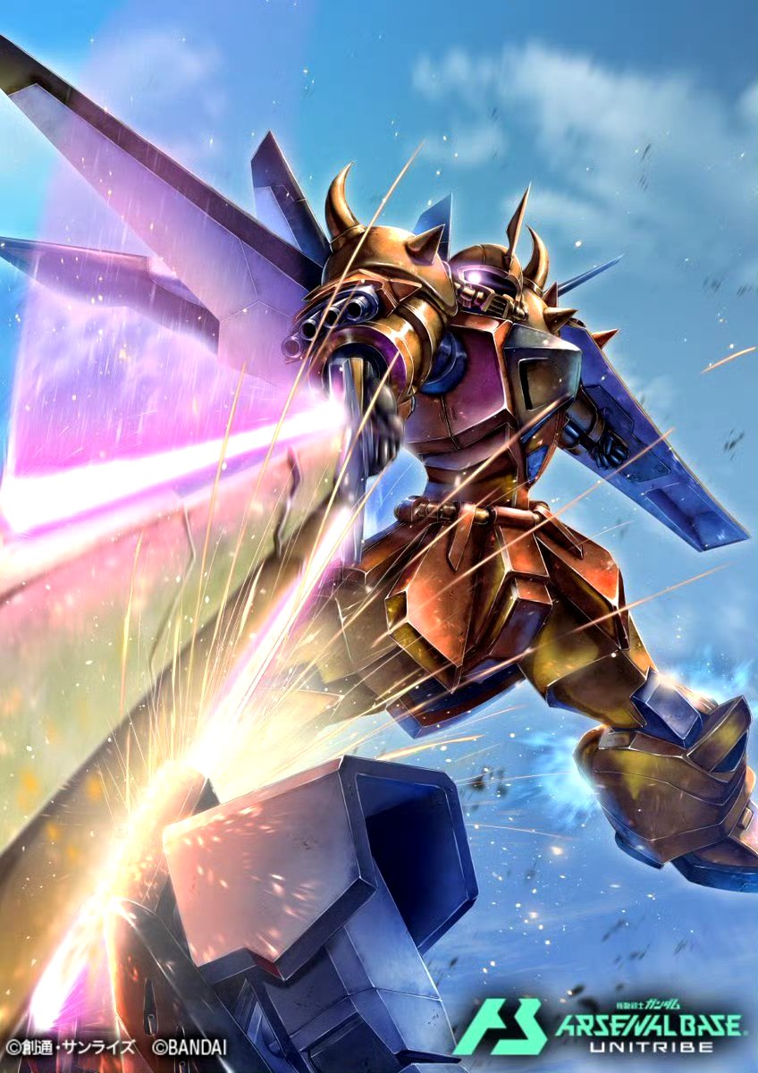 画师soegie绘制的一组机动战士高达插画作品,源自街机卡牌游戏封绘