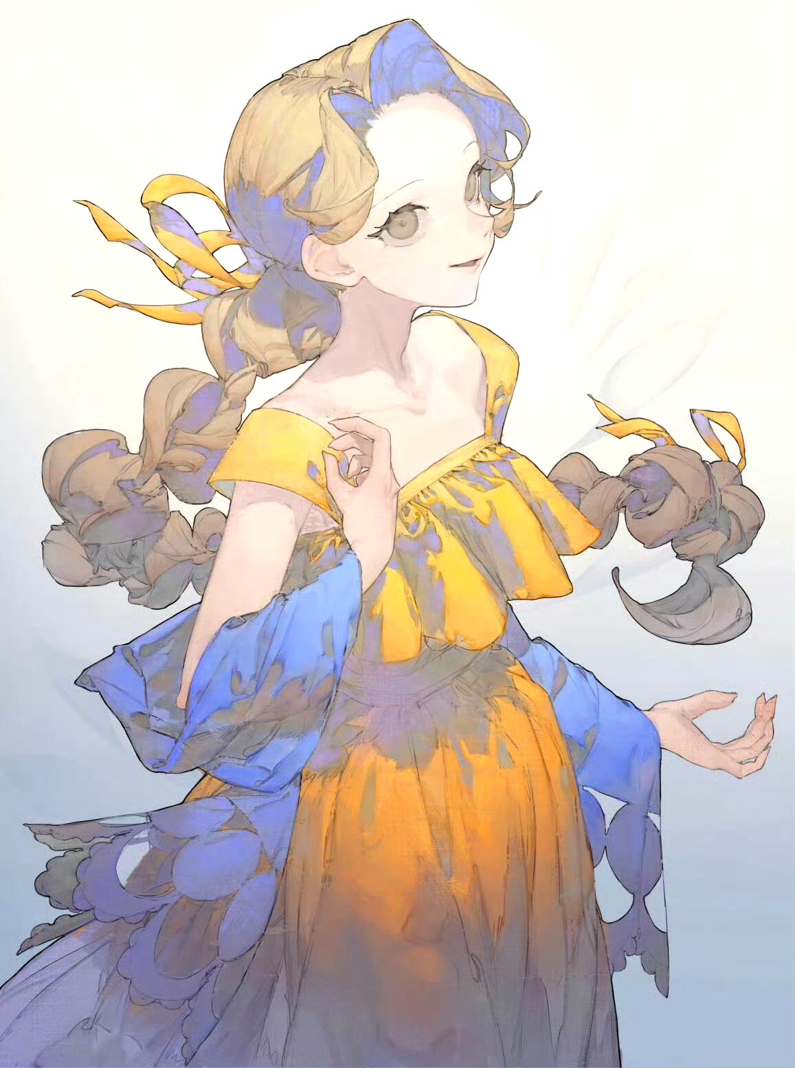 画师mallllma动漫人物插画作品欣赏