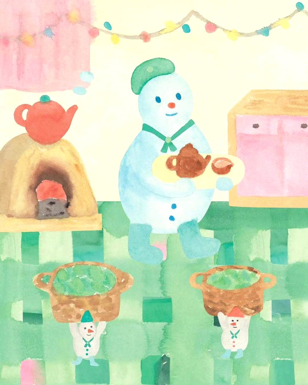 韩国插画师eunji ryu童话故事绘画作品欣赏