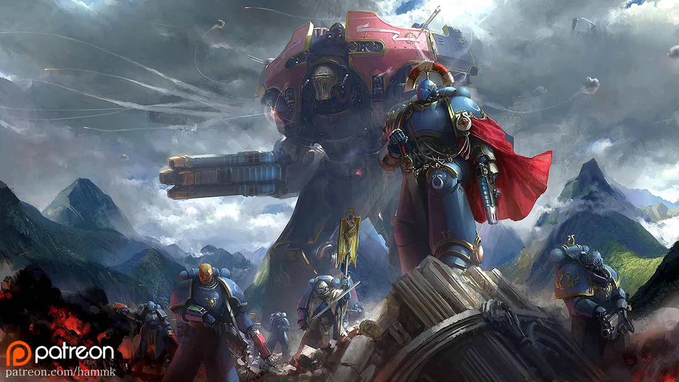 游戏# #插画# #战锤40k