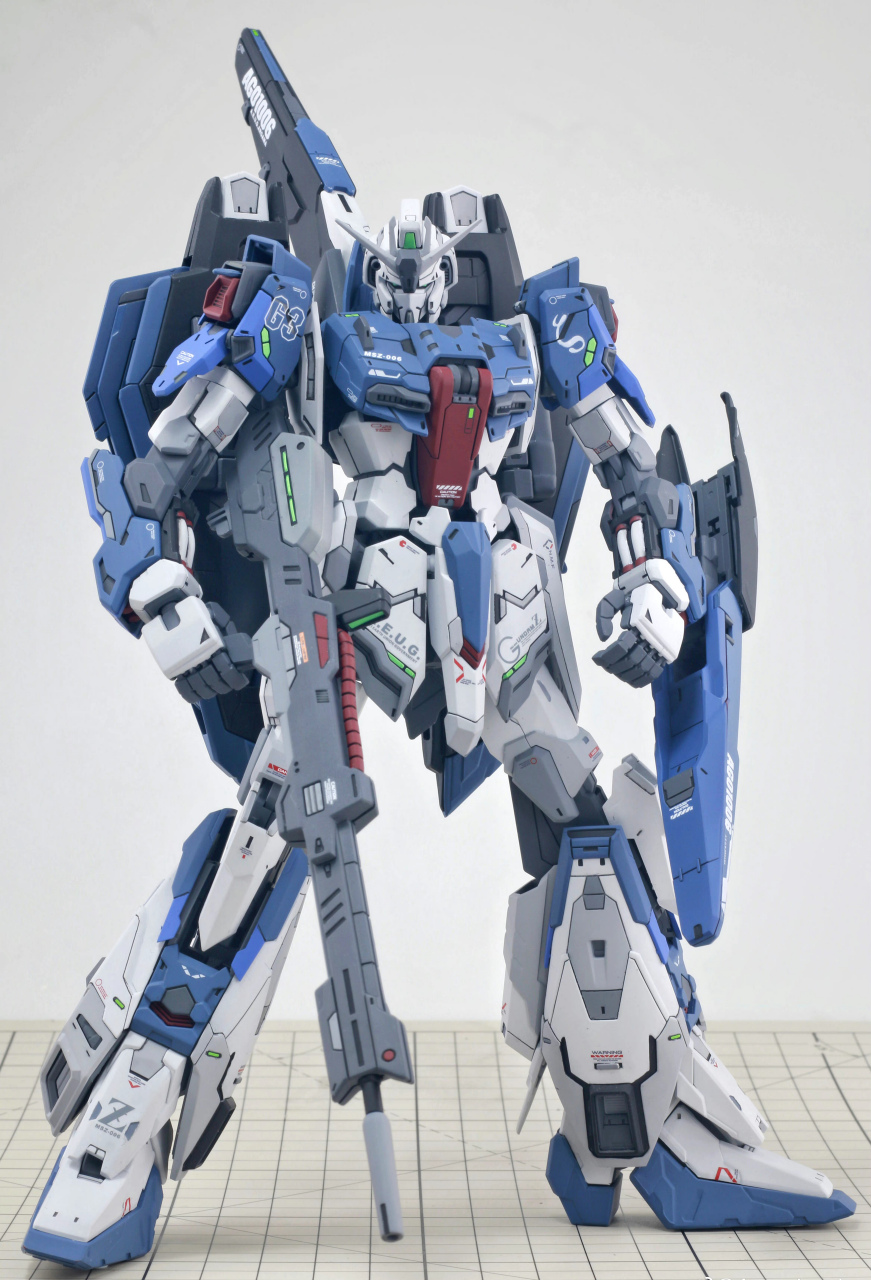 模型欣赏:机动战士高达z 大班z高达g3配色,by an-wheeler.