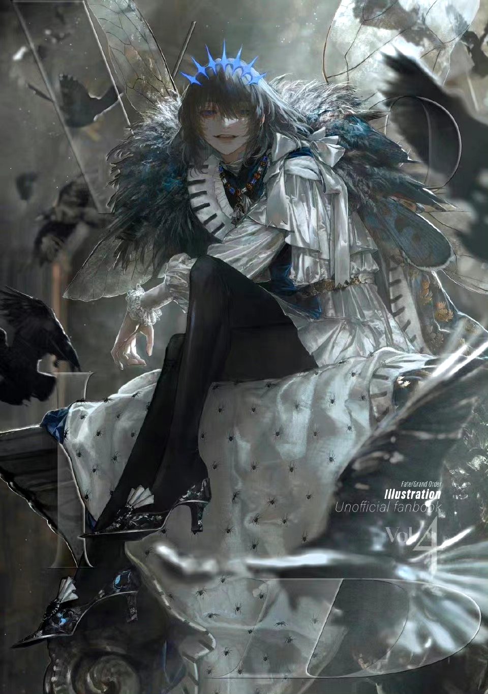 插画师au动漫角色欣赏,充满了凌厉张扬的气质.