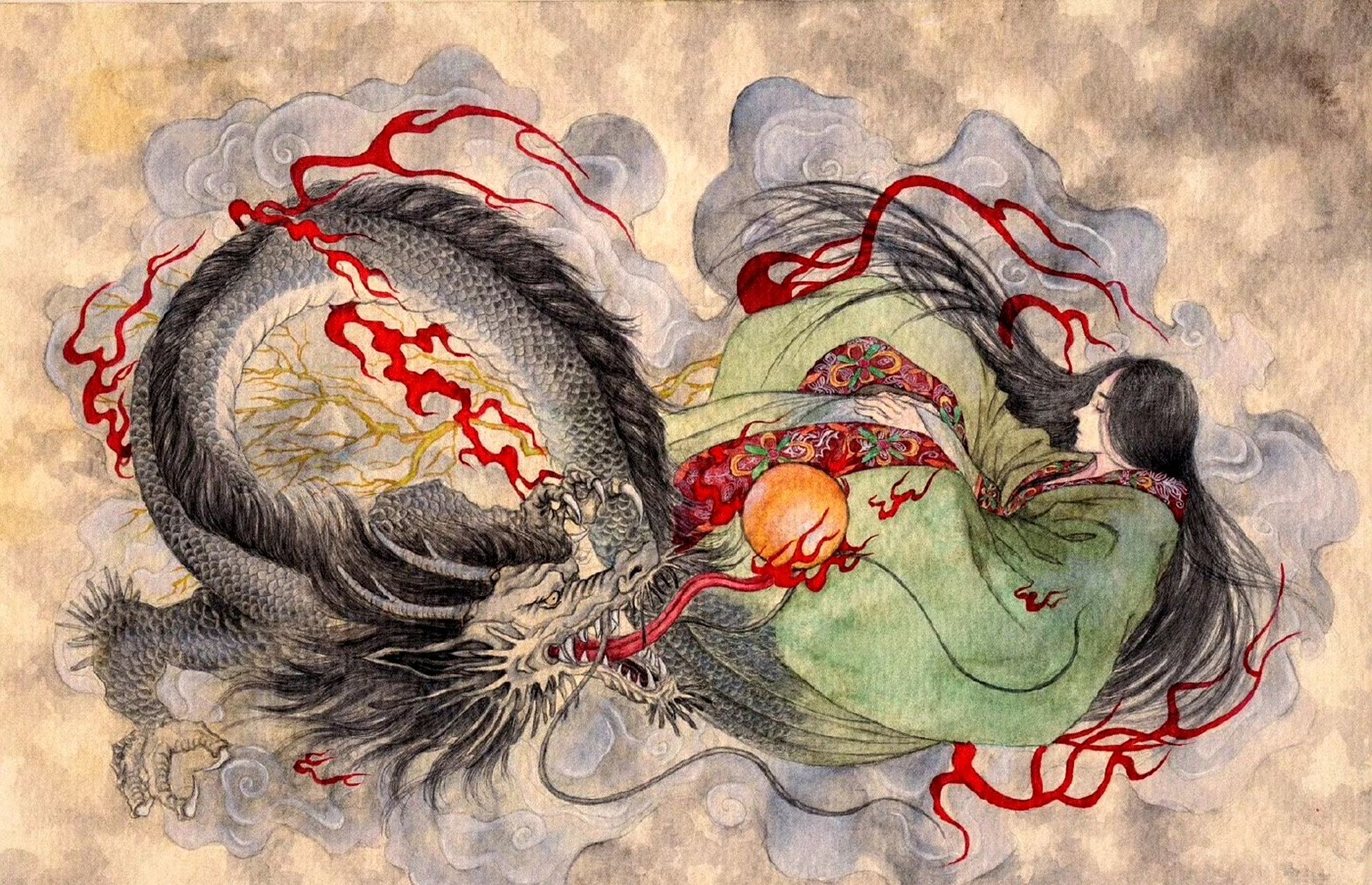 动漫# #插画# #国风召集令