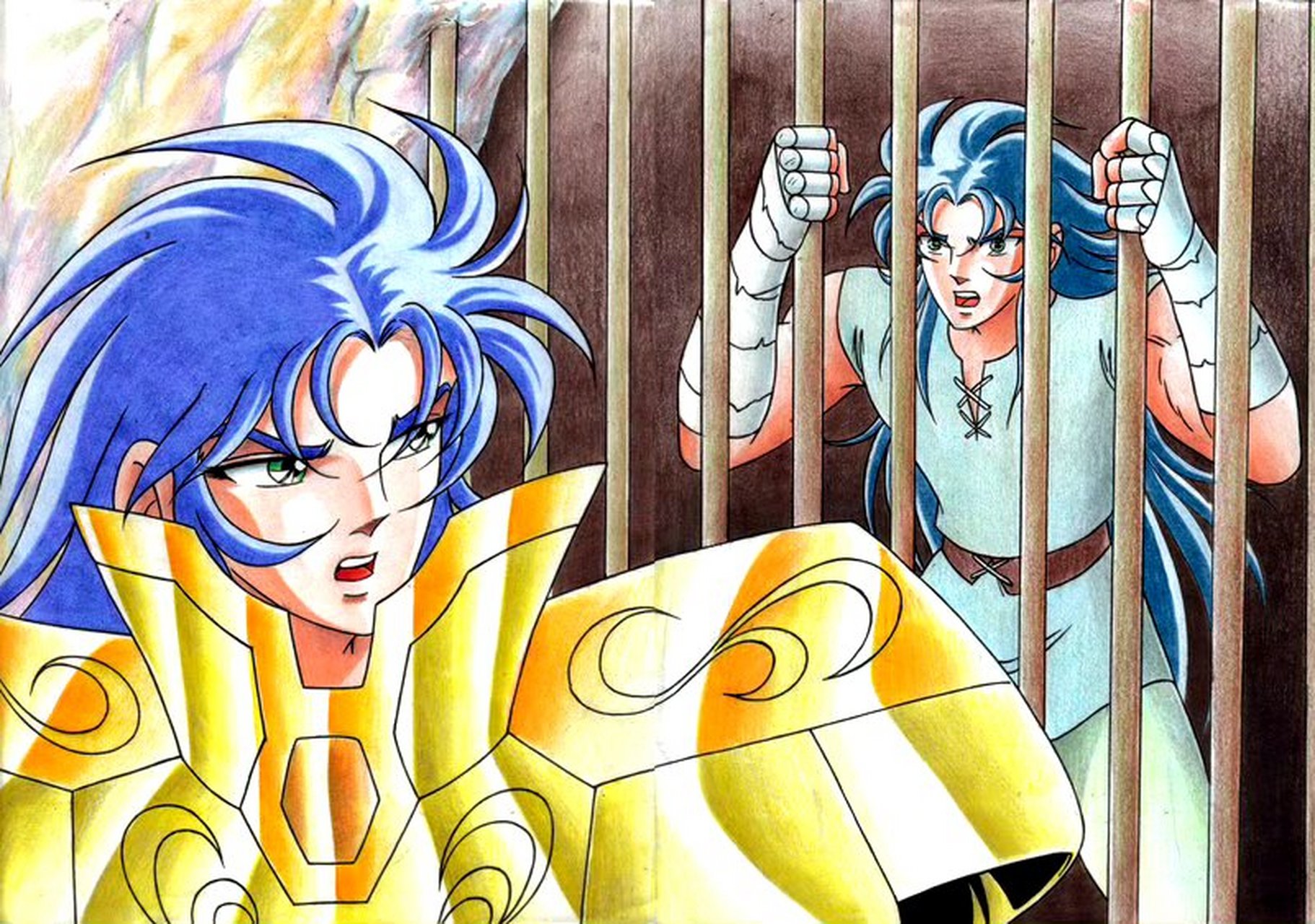 圣斗士星矢:撒加与加隆,两人争夺双子座圣衣成为了命运的转折点,撒加