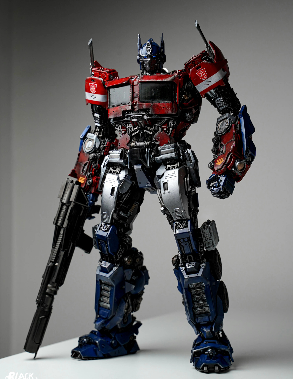 模型欣赏:yolopark 圣斯基 《大黄蜂》外传擎天柱重涂,by 黑板black.