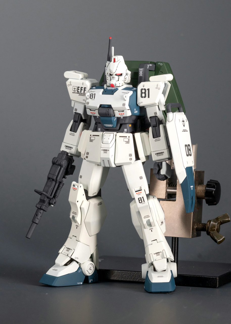 模型欣赏:机动战士高达08ms小队 hguc 高达ez8,by 三沙重工.