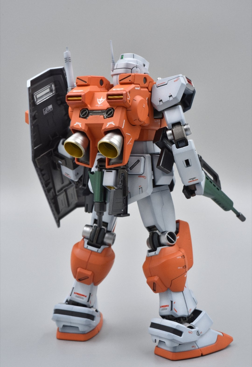 模型欣赏:机动战士高达0083 1/100 mg 高出力吉姆,by 高机动特装型