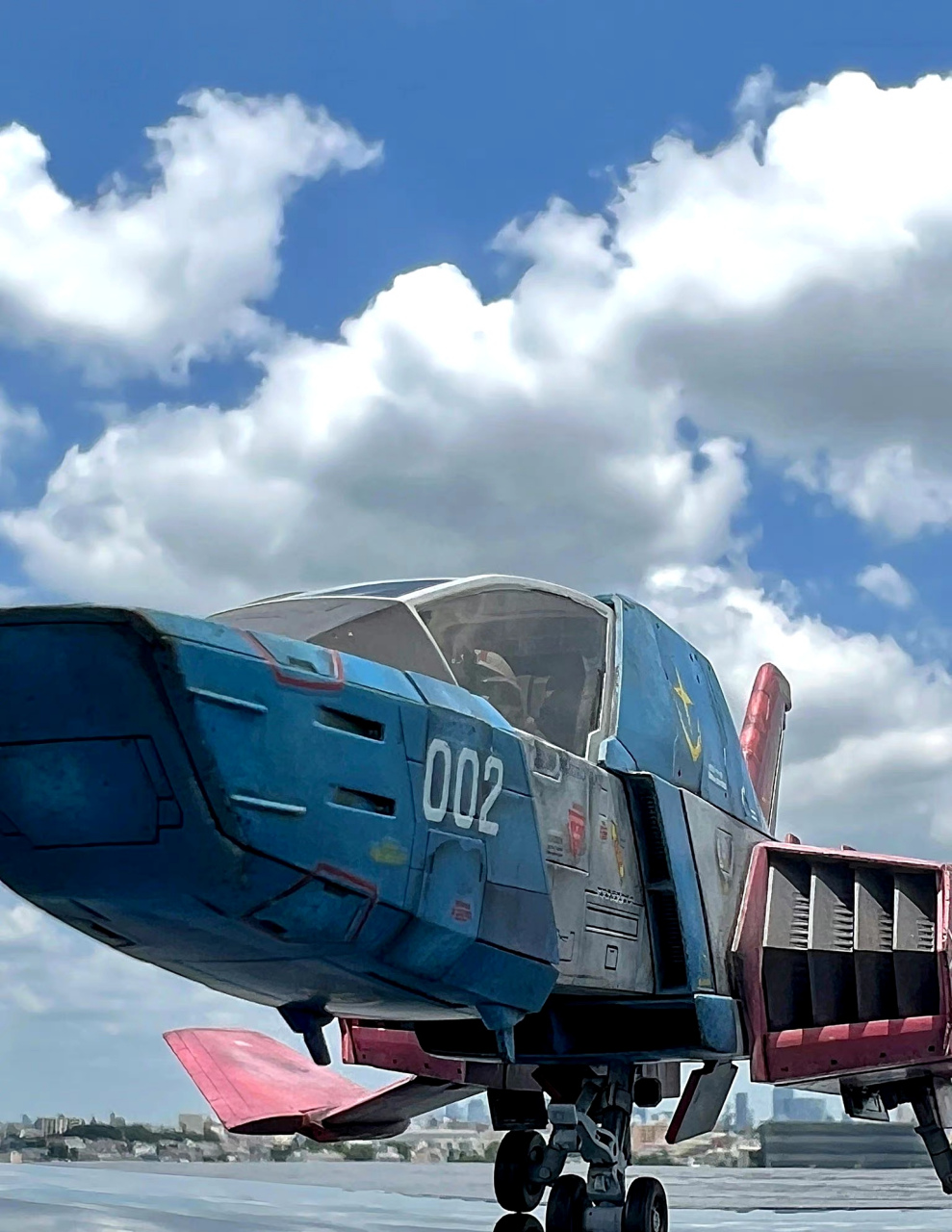 模型欣赏:机动战士高达 hguc 1/35  核心战机,by kakio.