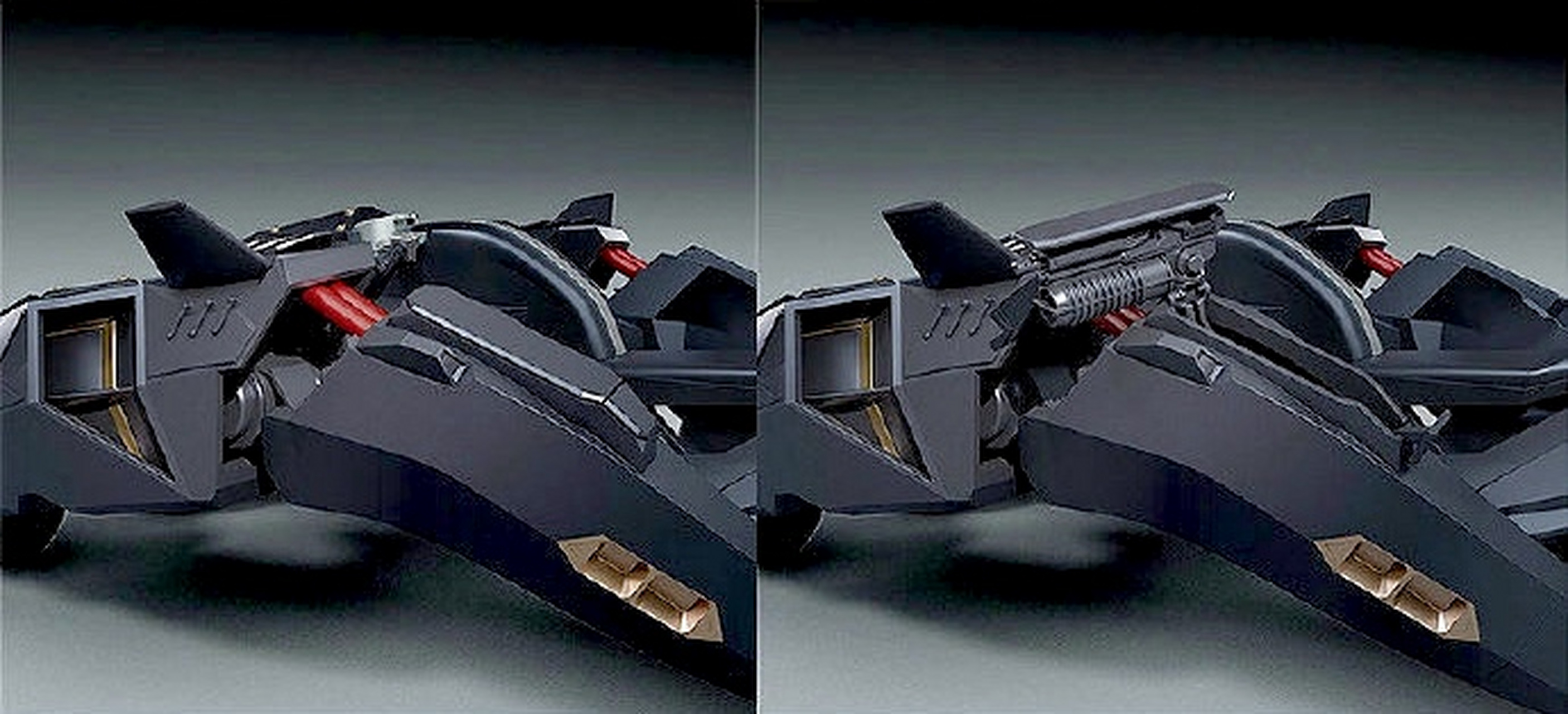 模型欣赏:maxfactory plamax 黑岩射手 黎明降临 黑三轮摩托机车拼装