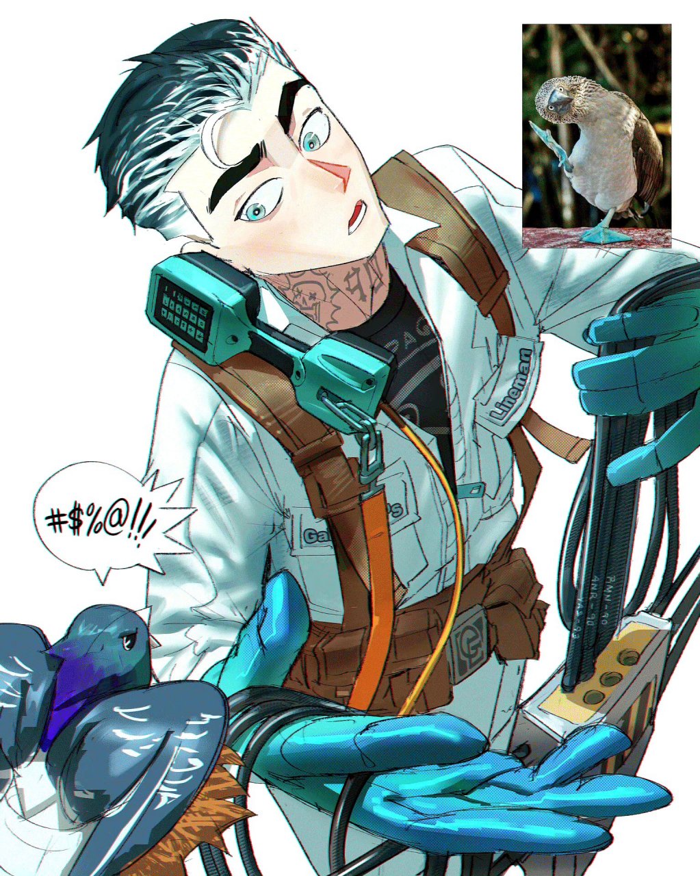 nu09ez拟人系列新作,延续了以往的风格,十分精致帅气