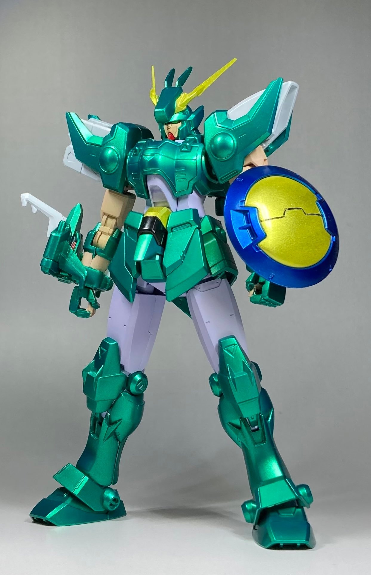 模型欣赏:模友利用神龙高达改造的青铜圣斗士紫龙,by 亭主wanpaku.