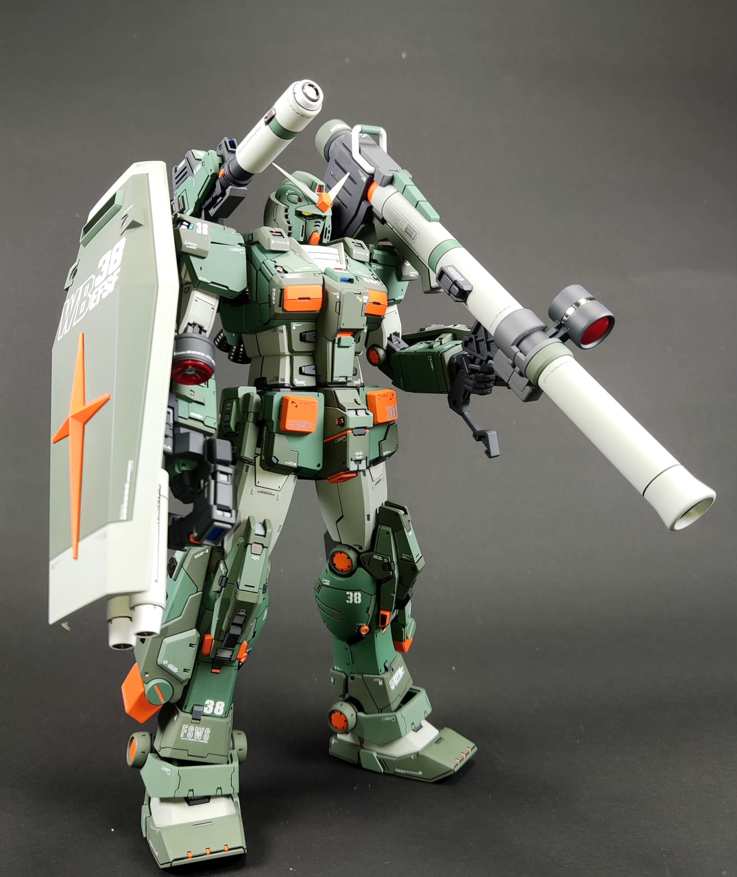 模型欣赏:机动战士高达 gto 全装甲高达 fa78,by raindrop wang.