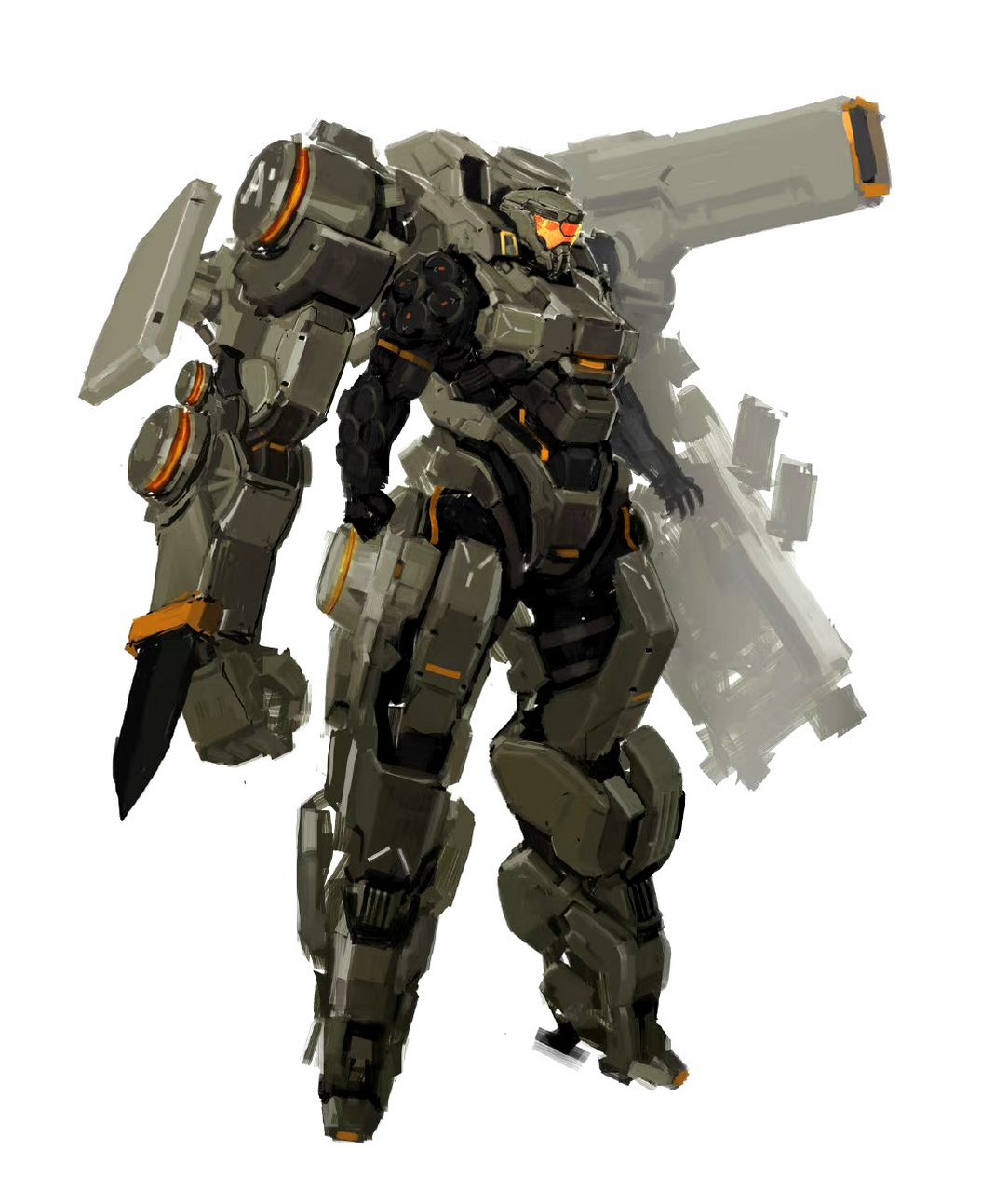 动漫# #插画# #机甲