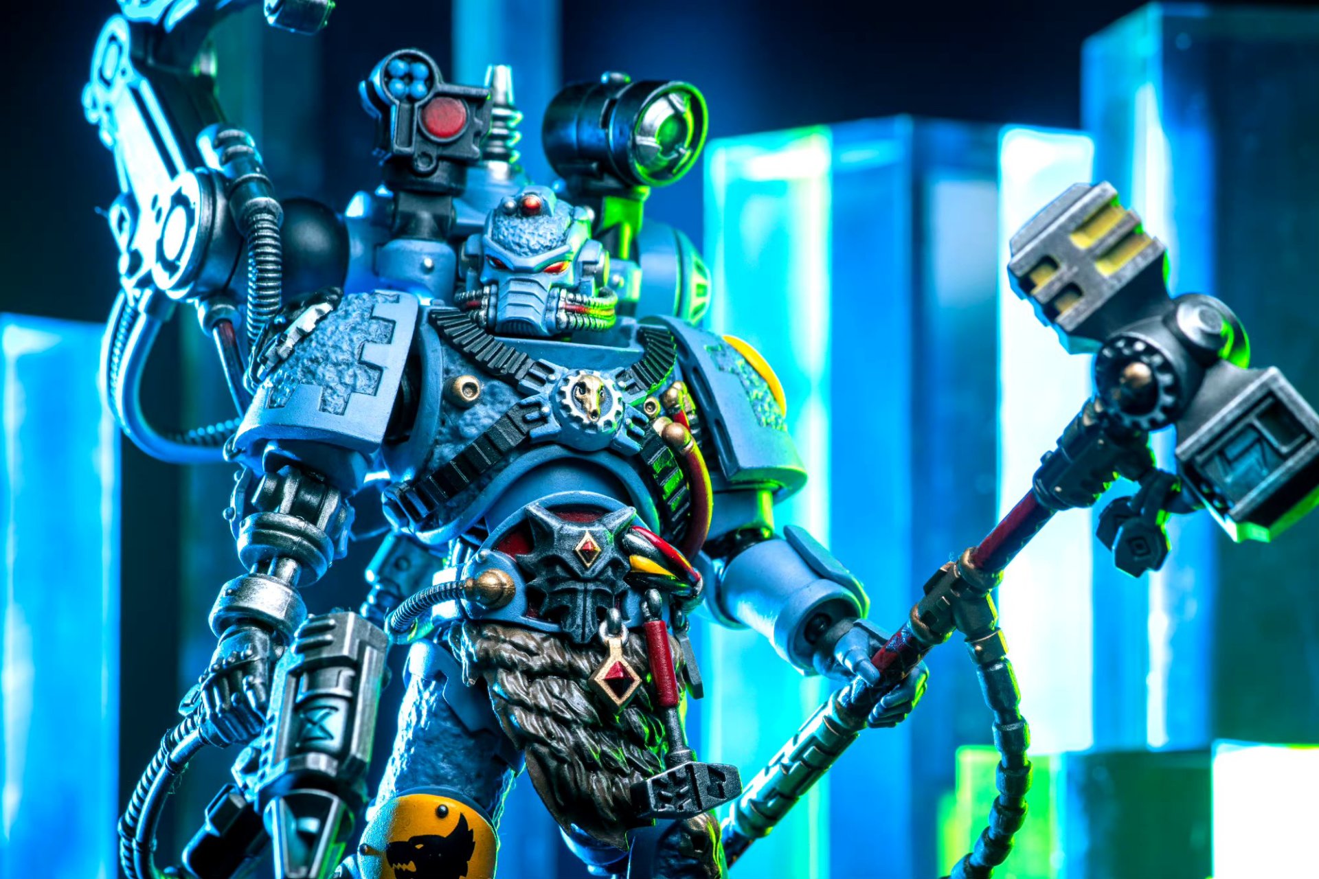 模型欣赏:暗源 战锤系列 牧师,by lam闻风.#游戏# #模型# #战锤40k