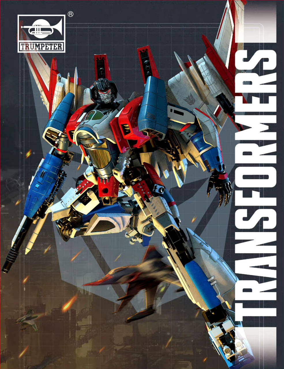 模型欣赏:小号手 变形金刚 外传红蜘蛛 拼装模型.