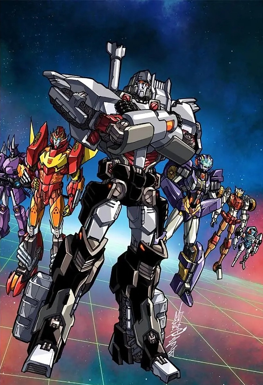 一组变形金刚角色插画欣赏,来自idw漫画,充分展现了人物的特点.