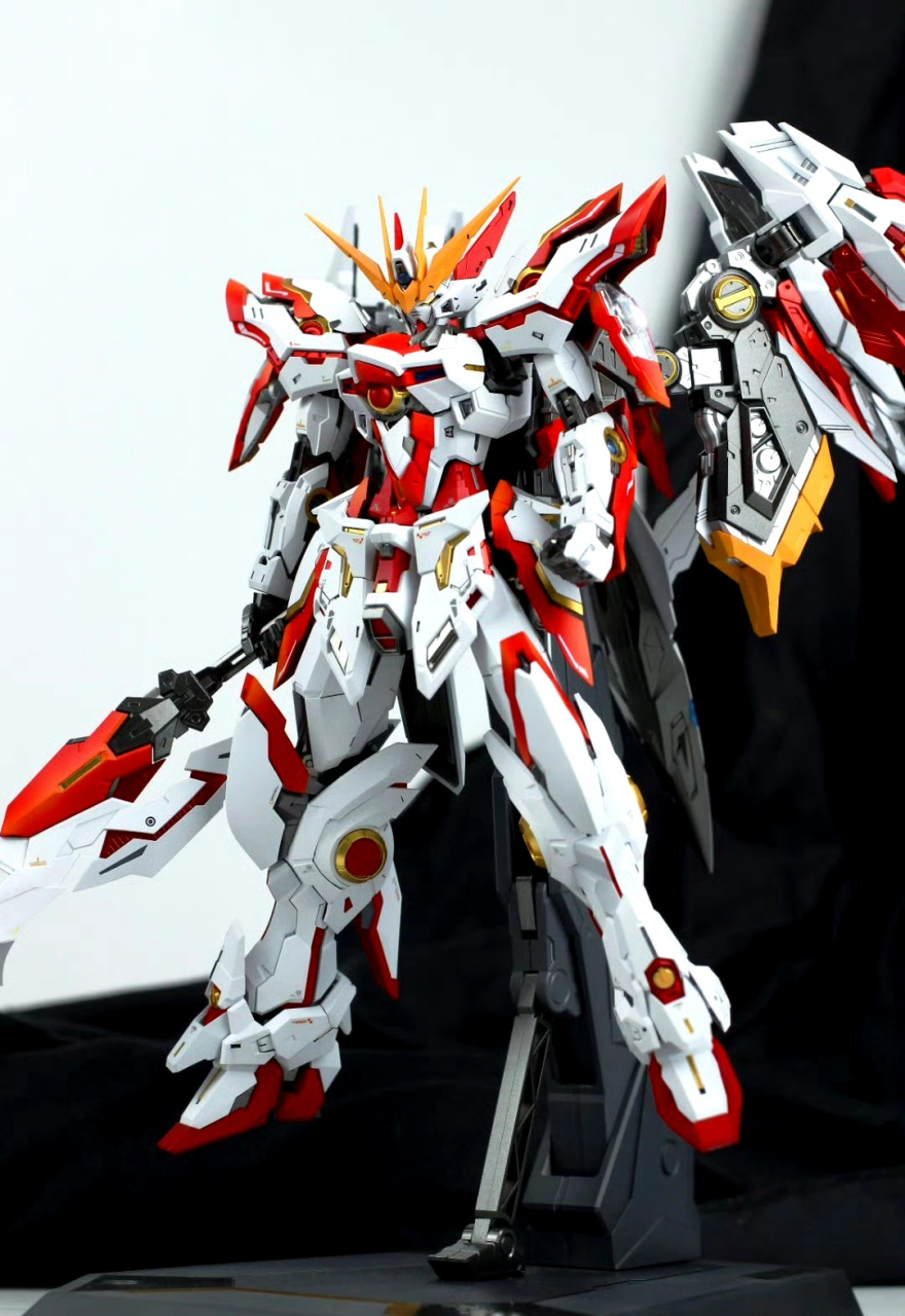 模型欣赏:zza 蓝焰机甲改色重涂,by 爆爆爆k.#动漫# #模型# #机甲