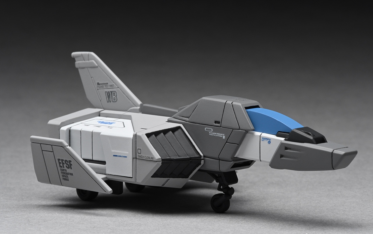 模型欣赏:机动战士高达 1/100 核心战机,by 白用感叹号.