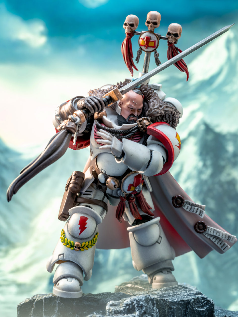 达人摄影: 暗源战锤 白色疤痕 .#动漫# #模型# #战锤40k