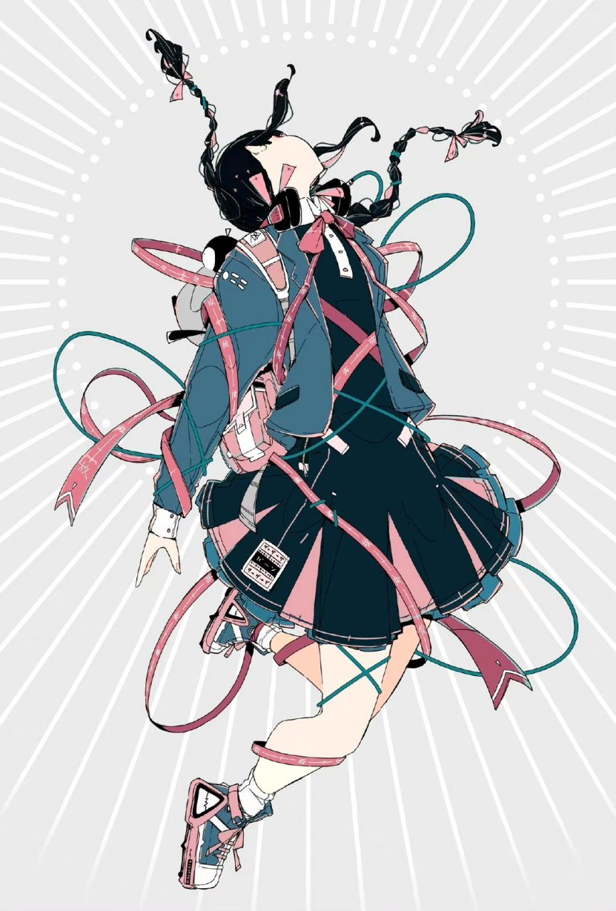 画师daisukerichard动漫人物插画作品欣赏,用流畅的线条描绘了充满