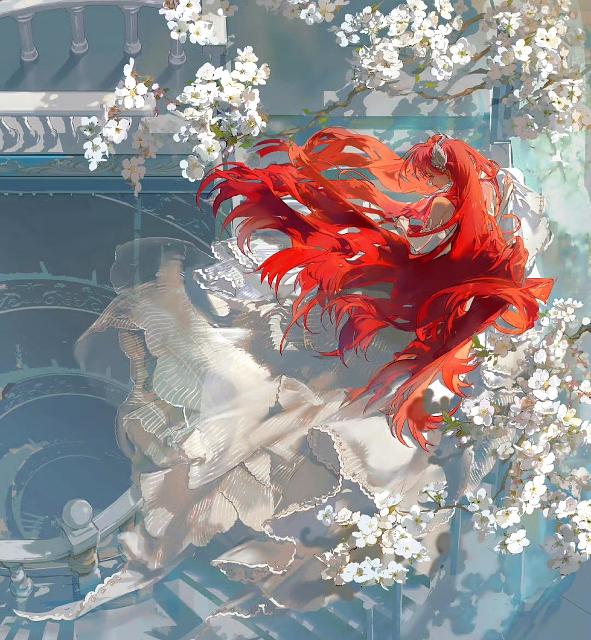 画师redum动漫角色插画欣赏,画面华丽,人物灵动可爱.