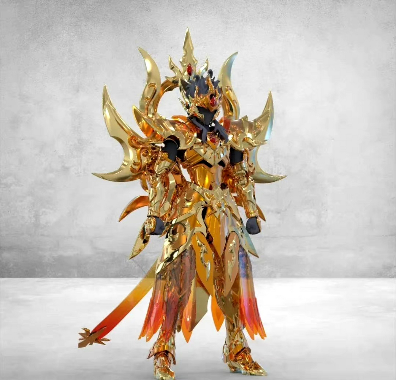 模型欣赏:toypoint 合金成品 众星起源  太阳神 阿波罗.