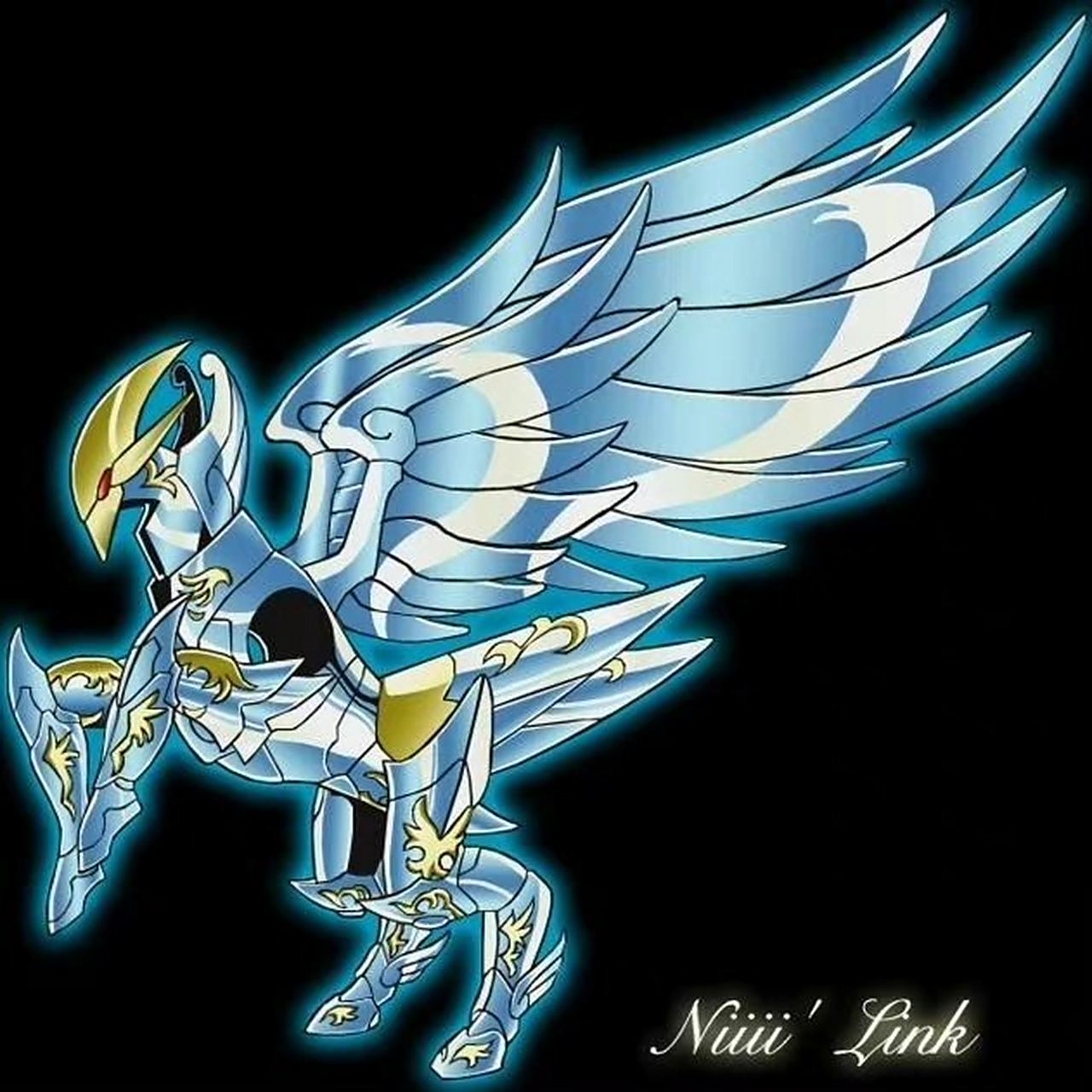 天马座圣衣的不同阶段形态.#动漫# #二次元# #动漫壁纸# #圣斗士星矢