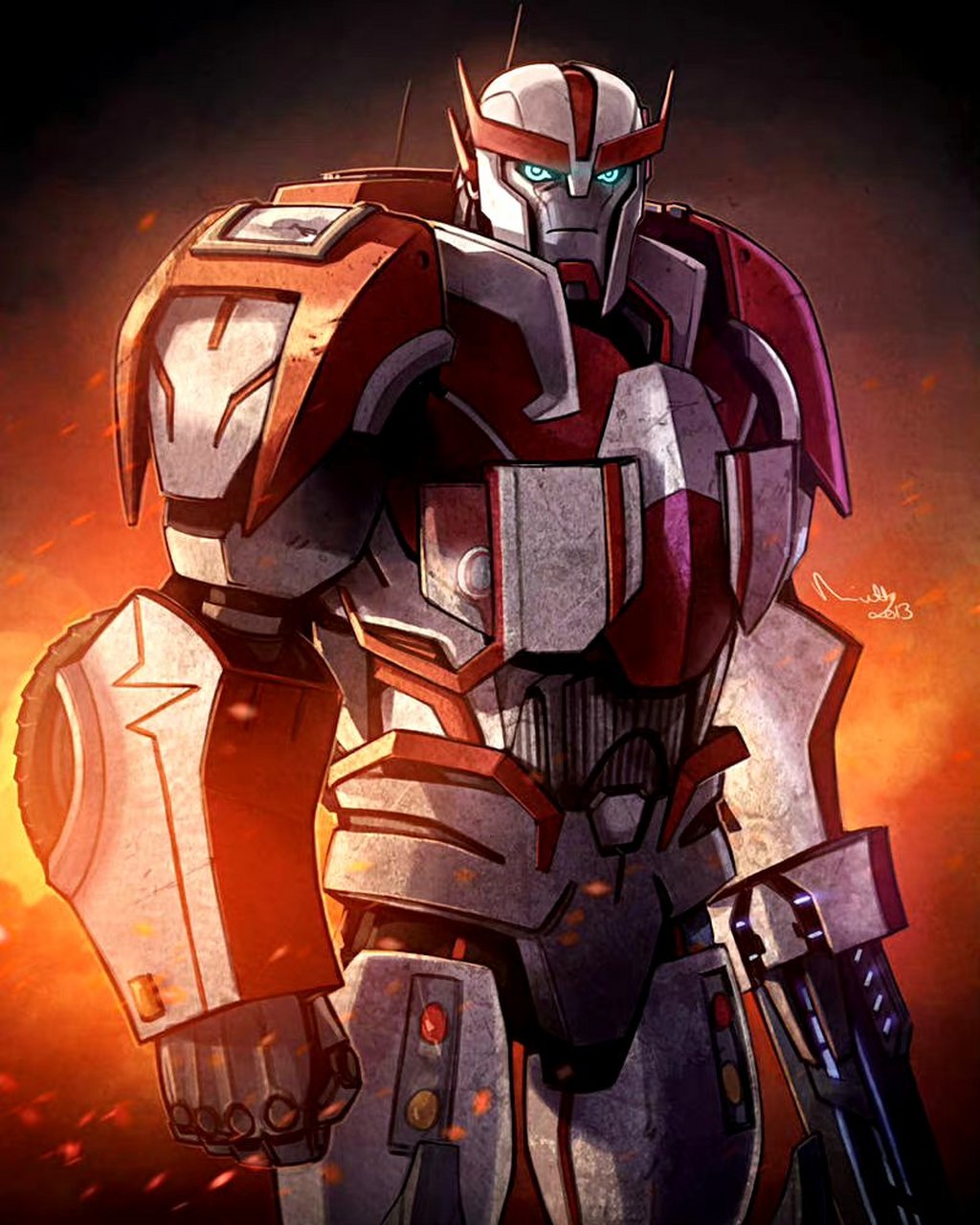 一组动画《变形金刚:领袖之证》角色同人插画,到现在这部仍然是最好的