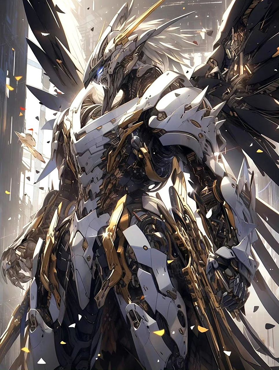 动漫# #插画# #机甲