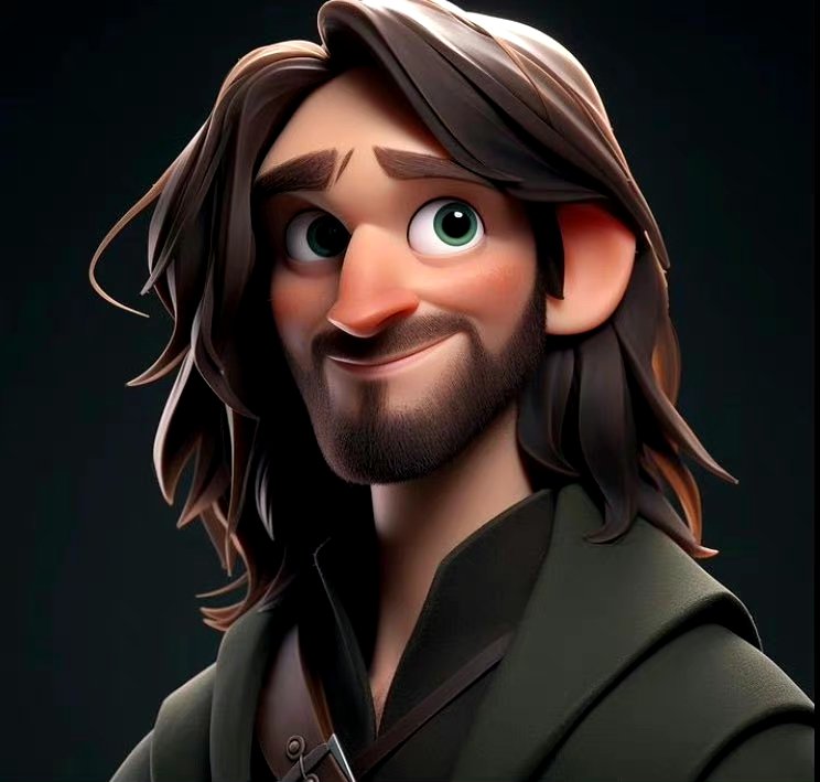 一组皮克斯风格的《指环王》人物插画欣赏,或者这样可以叫做《指环总