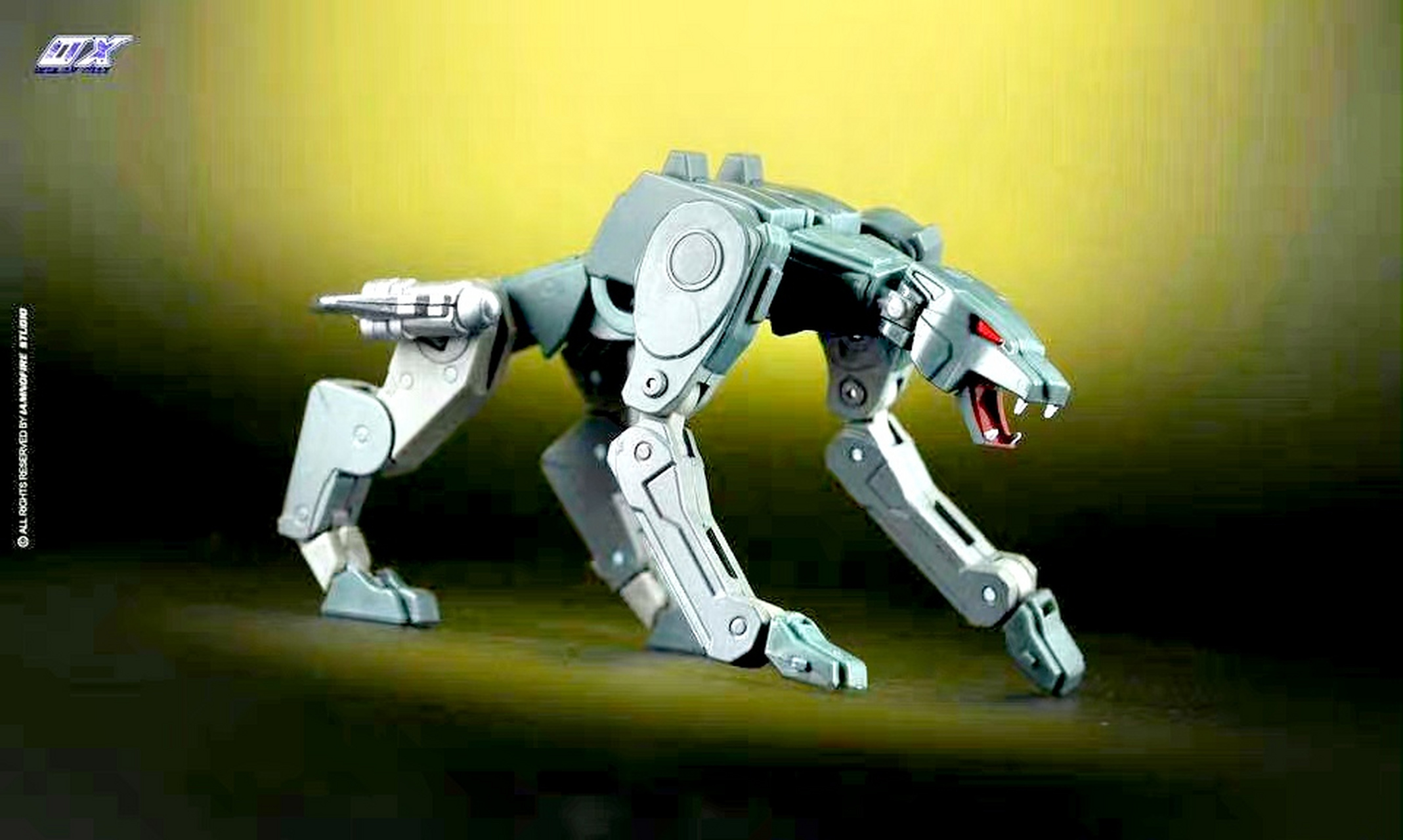 模型欣赏:ox 变形金刚  rmx-01c 机械狗 狗笼套装 67.