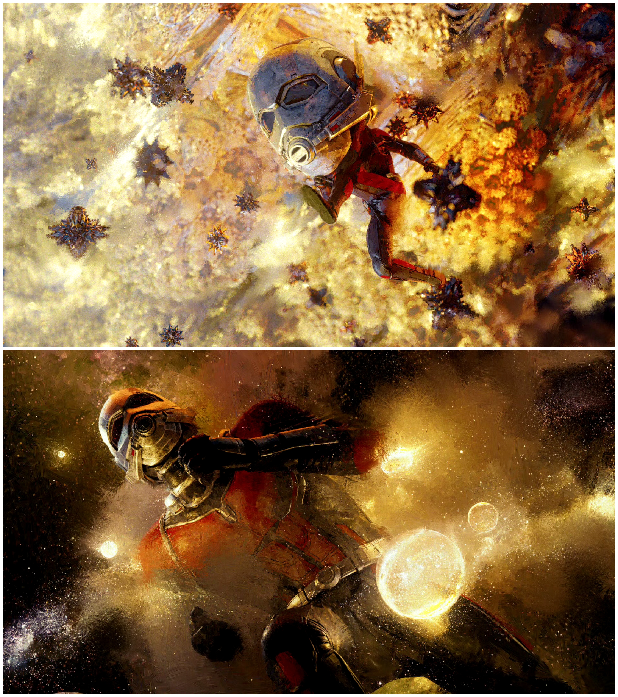 概念设计师 ash thorp为电影《蚁人:量子领域》设计的概念插画作品