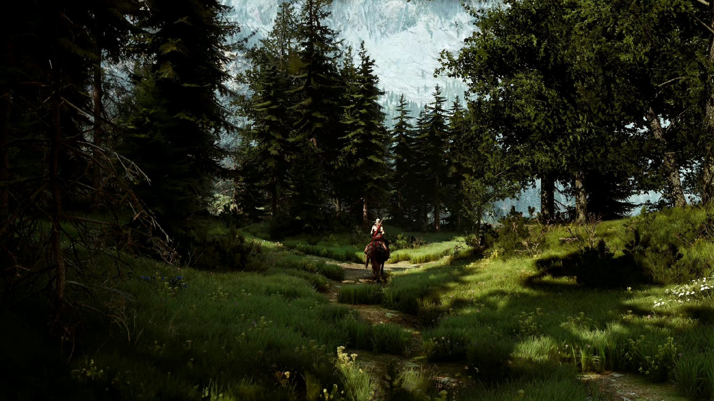 分享一组游戏《巫师3》场景照片,展现了游戏中各种地貌和景色,by a