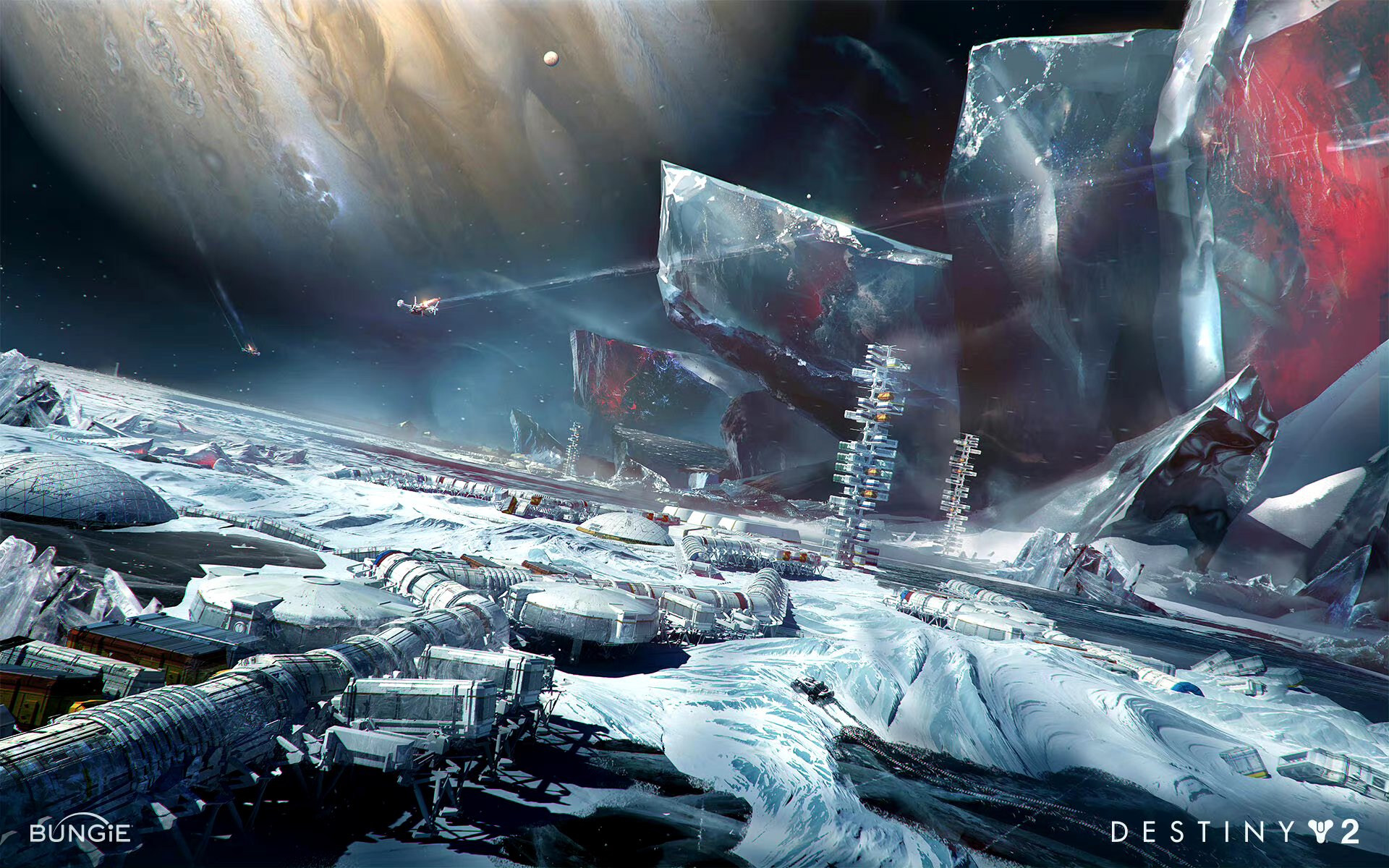 游戏《命运2:光陨之秋》场景概念设计欣赏,太震撼了,by jesse van