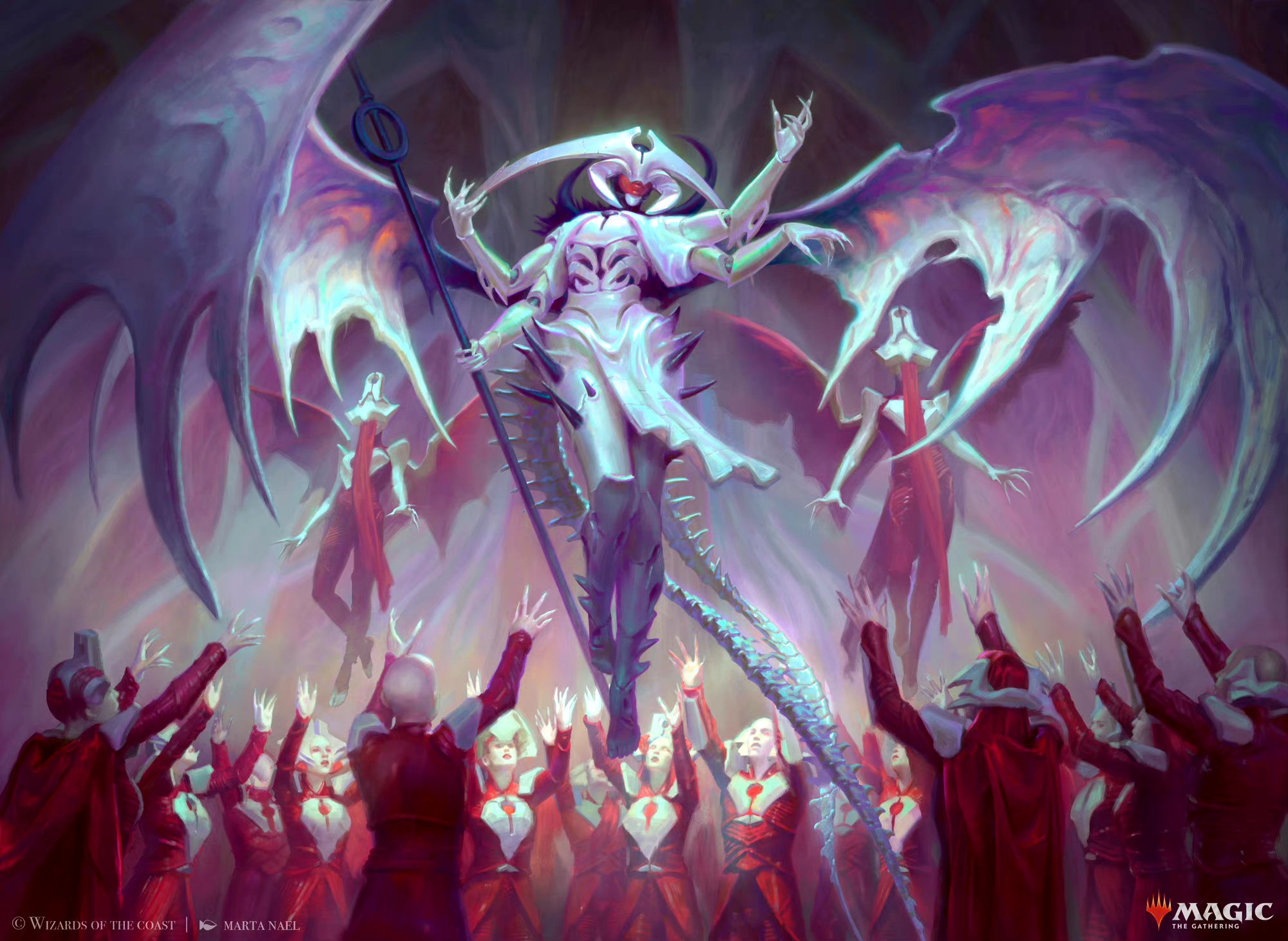 一组万智牌封绘插画欣赏,by marta nael. #游戏# #插画# #万智牌