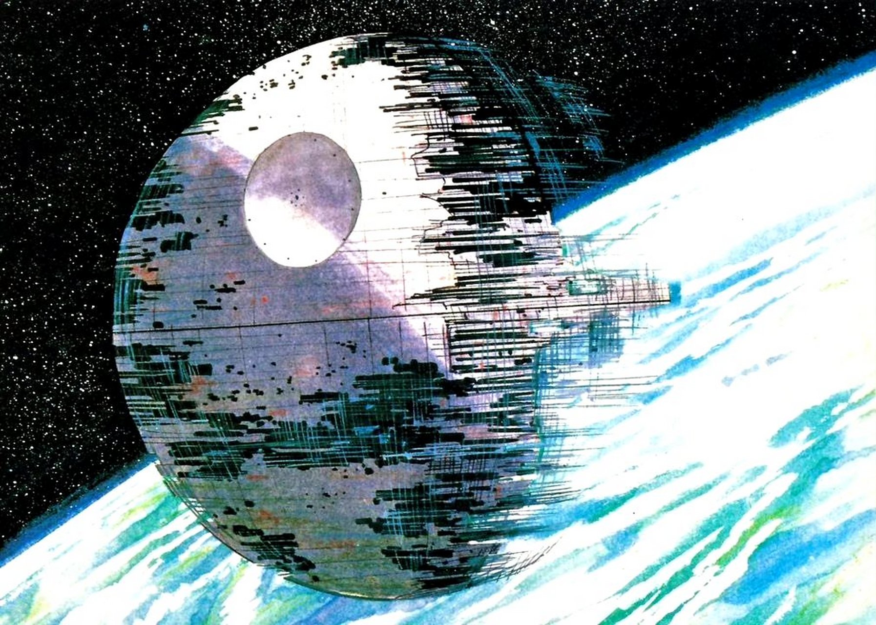 动漫# #插画# #星球大战