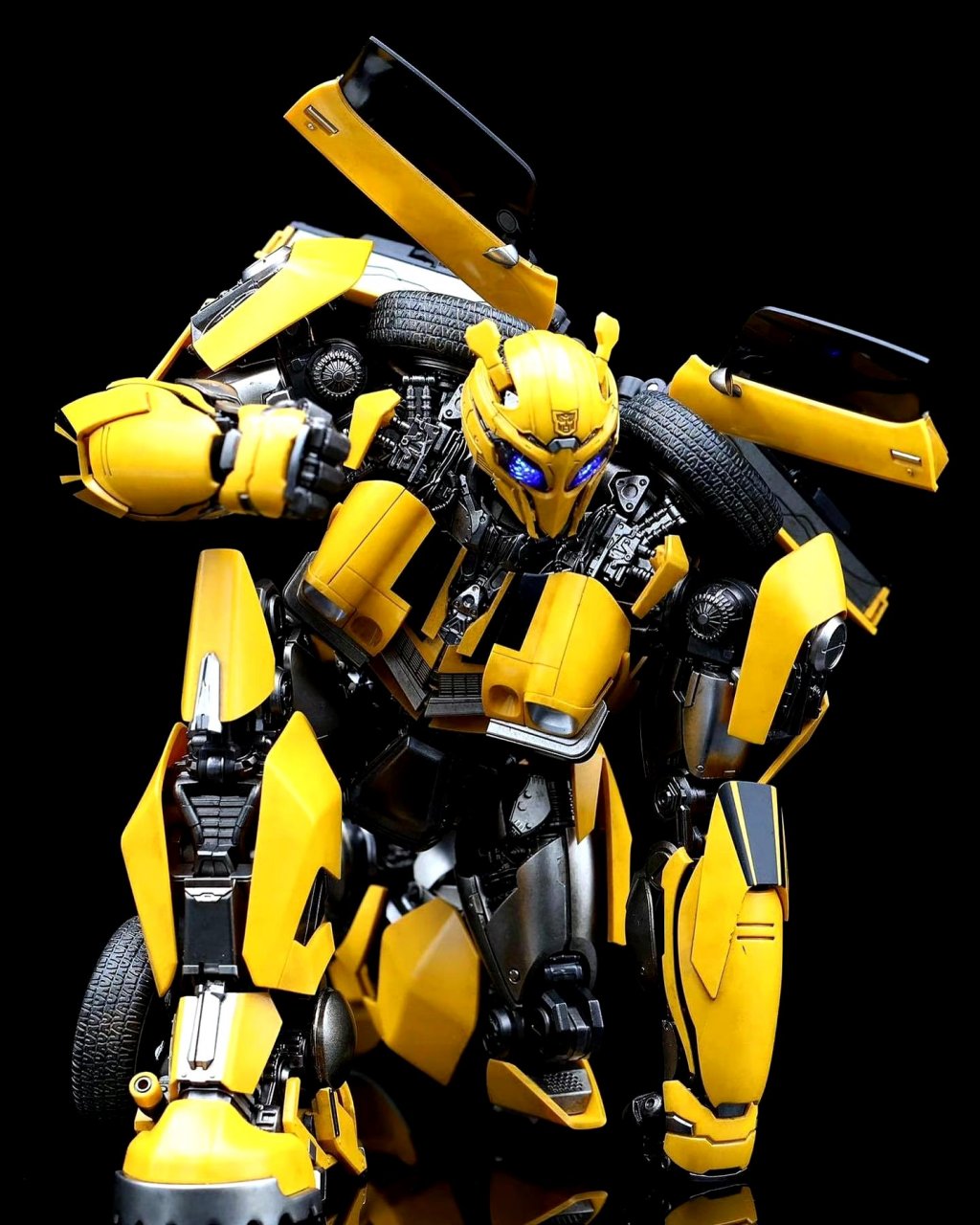 模型欣赏:《变形金刚:超能勇士崛起#》threezero dlx 大黄蜂实物图,by