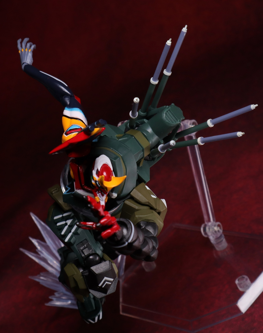 模型欣赏:模型师natemblem拍摄的一组海洋堂新二号机,出自《新世纪