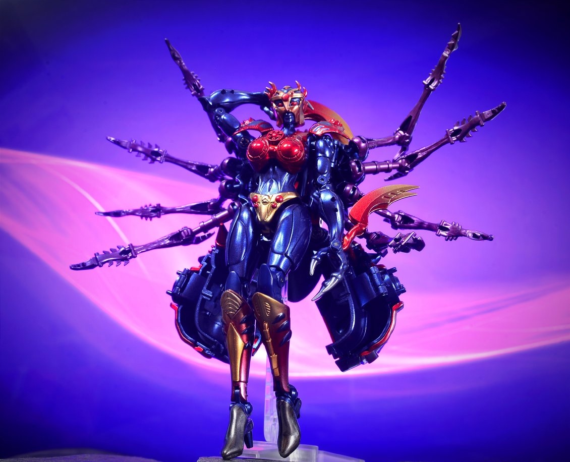 模型欣赏:ta transart 超能勇士 金属变体 黑寡妇.