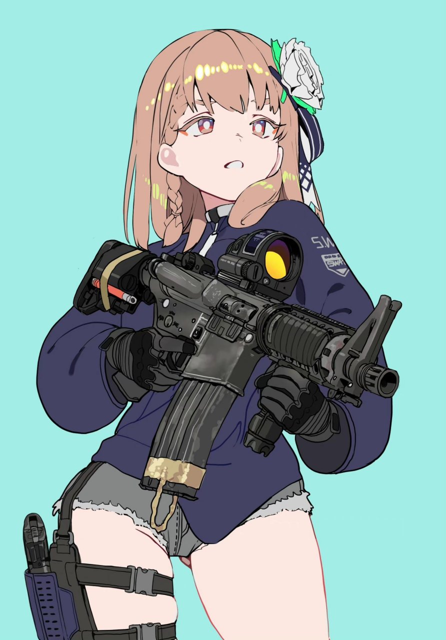 枪械少女,by tac239.#动漫# #插画# #二次元