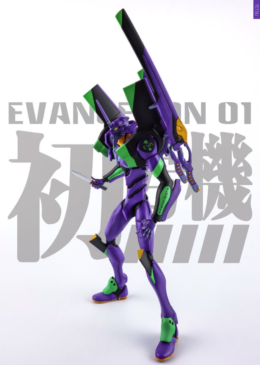 模型欣赏:万代 hg 初号机 tv版完全还原运输台,by tetsu ggbonbili .